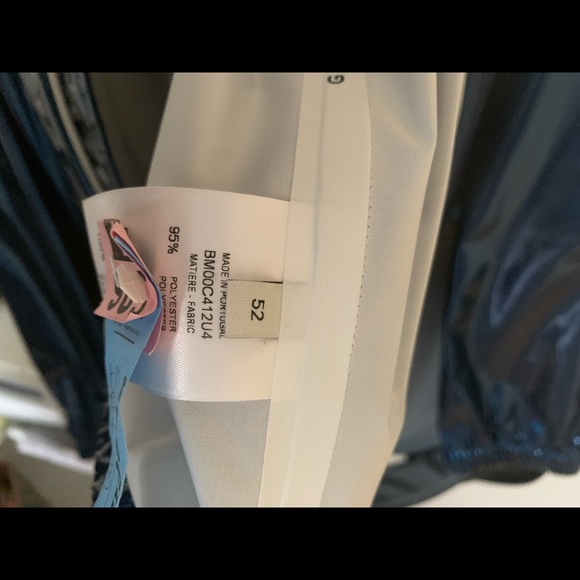Givenchy Metallic Blue Windbreaker Rain Jacket Size 52, US XL - Picture 6 of 7
